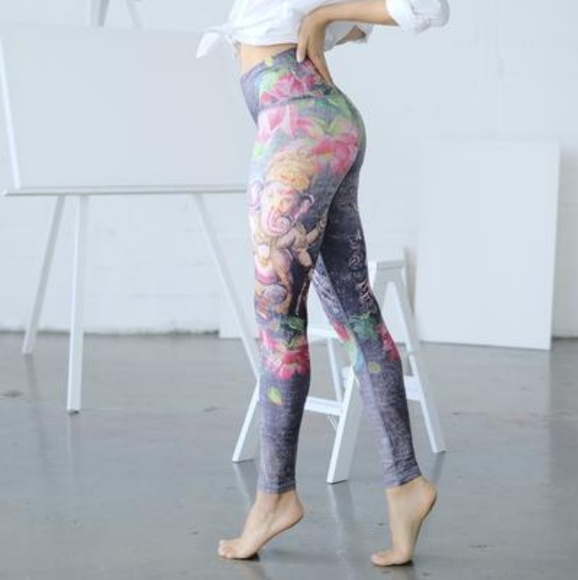 Pants - Niyama Sol Ganesh is fresh leggings S euc elephant